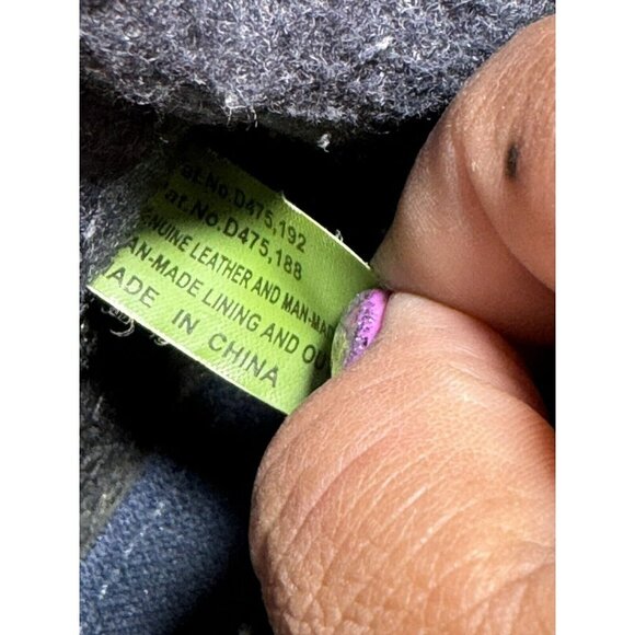 Timberland Navy Suede Wool Boots Round Toe Rubber Sole Toggle Closure Size 11M - Picture 14 of 15